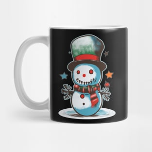 Creepy Snowman Mug